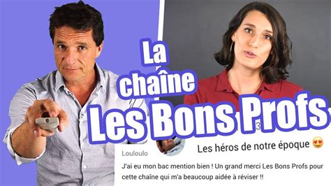 les bons profs youtube|More.